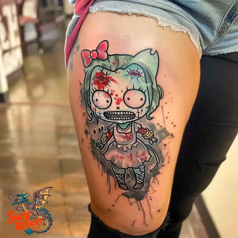 170 Zombie Tattoo Design Ideas: Inner Undead with Inked Art 43 Zombie Tattoo
