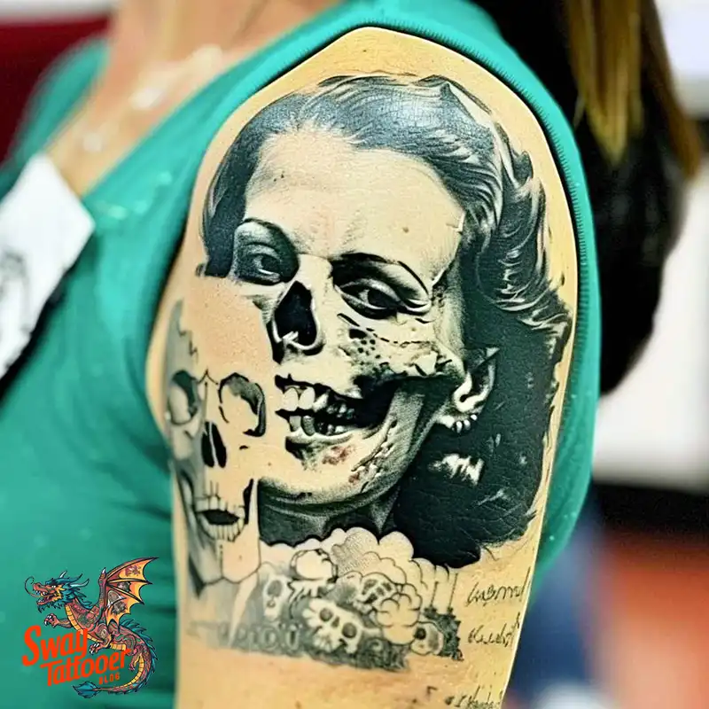 170 Zombie Tattoo Design Ideas: Inner Undead with Inked Art 22 Zombie Tattoo