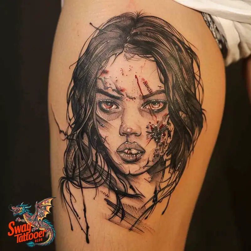 170 Zombie Tattoo Design Ideas: Inner Undead with Inked Art 17 Zombie Tattoo