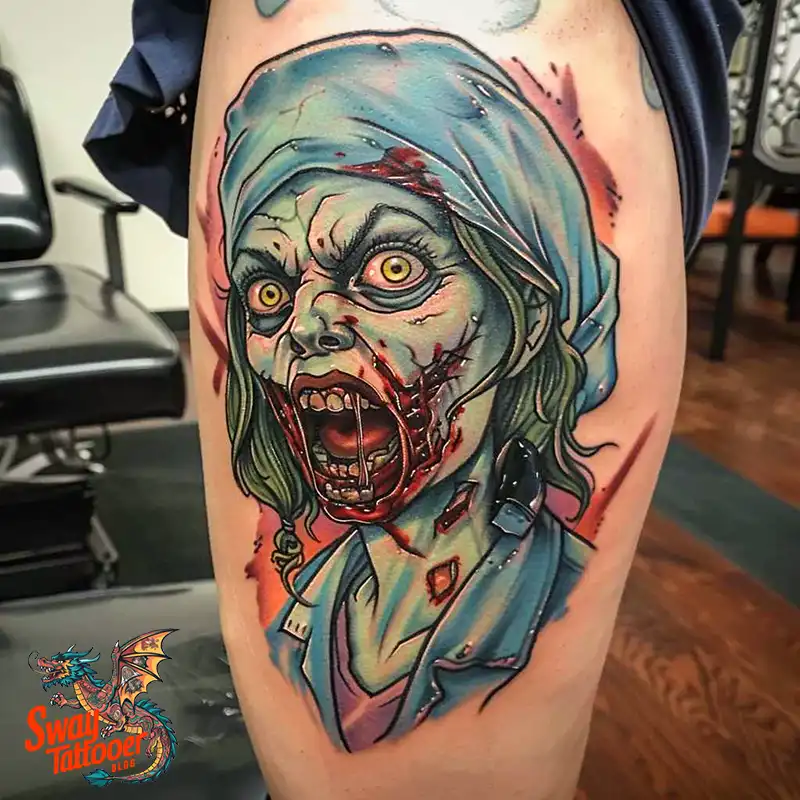 170 Zombie Tattoo Design Ideas: Inner Undead with Inked Art 6 Zombie Tattoo