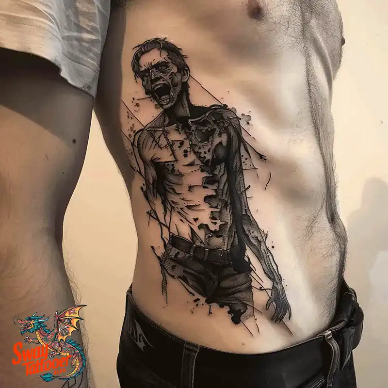 170 Zombie Tattoo Design Ideas: Inner Undead with Inked Art 166 Zombie Tattoo