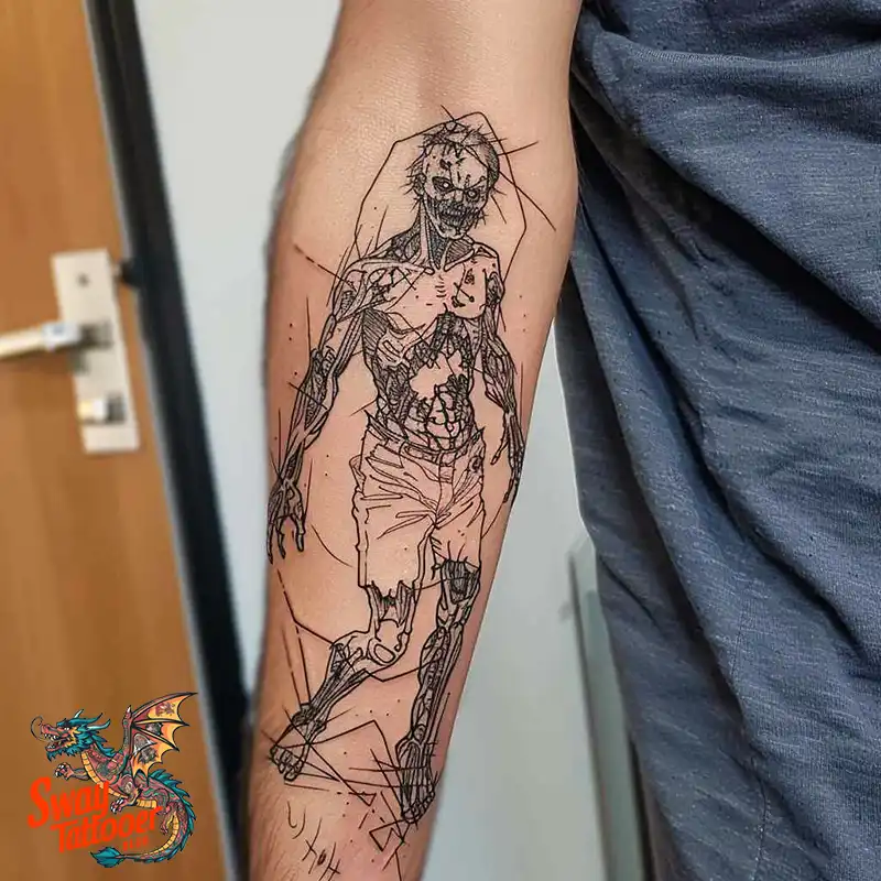 170 Zombie Tattoo Design Ideas: Inner Undead with Inked Art 144 Zombie Tattoo