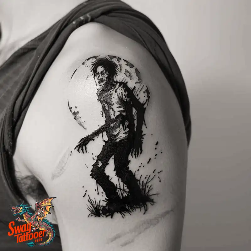170 Zombie Tattoo Design Ideas: Inner Undead with Inked Art 136 Zombie Tattoo