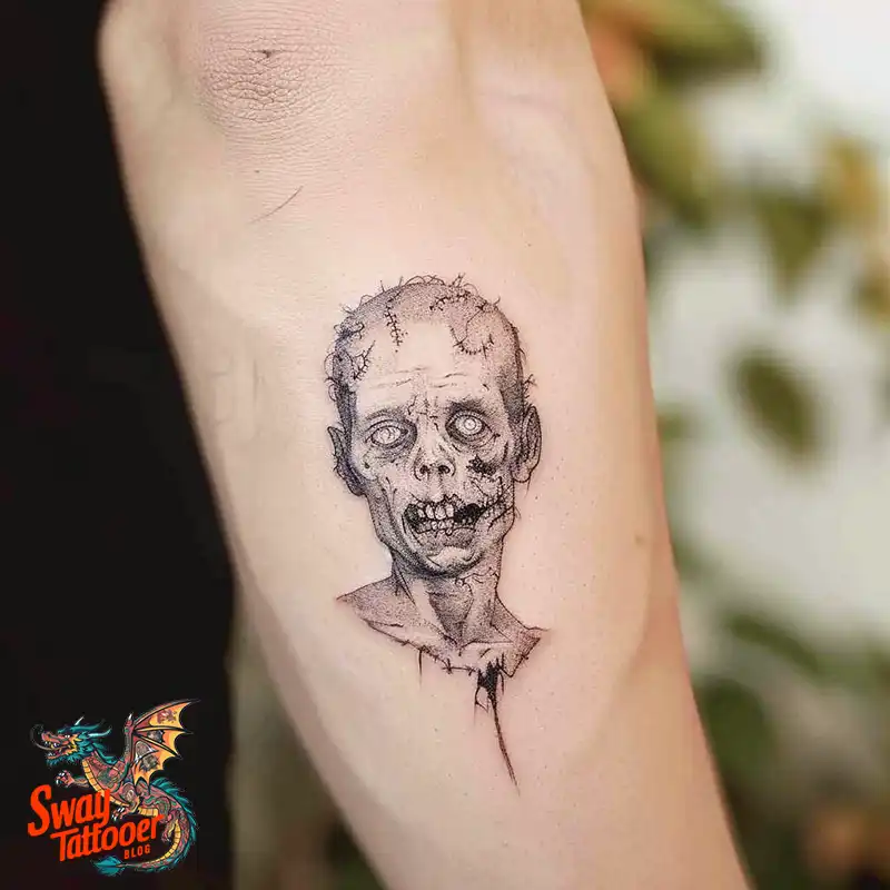 170 Zombie Tattoo Design Ideas: Inner Undead with Inked Art 131 Zombie Tattoo