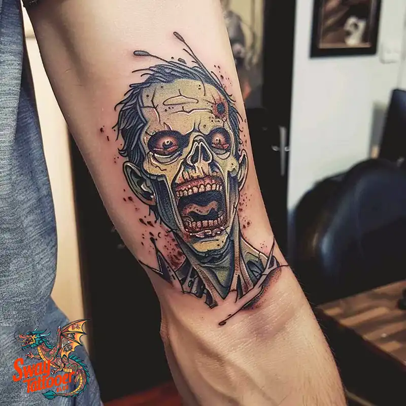 170 Zombie Tattoo Design Ideas: Inner Undead with Inked Art 149 Zombie Tattoo