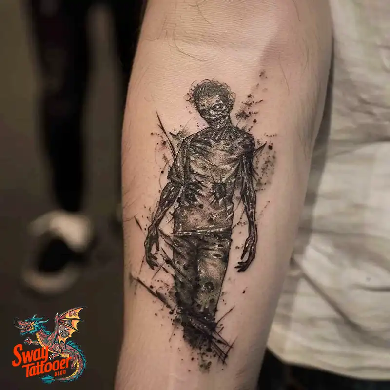 170 Zombie Tattoo Design Ideas: Inner Undead with Inked Art 130 Zombie Tattoo