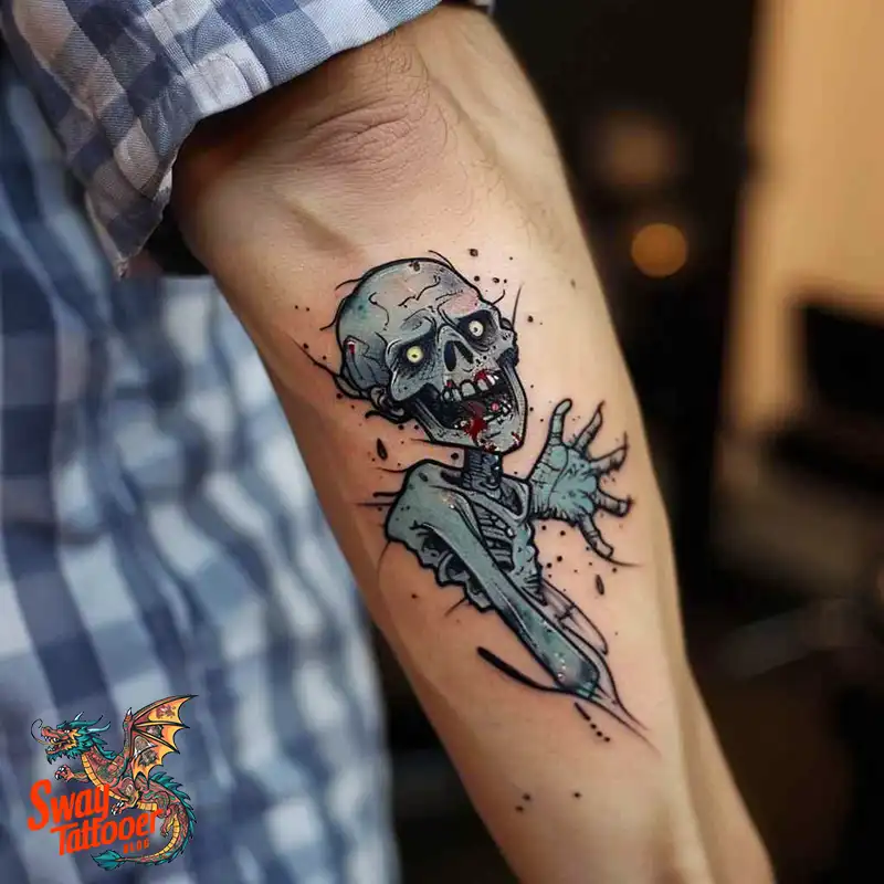170 Zombie Tattoo Design Ideas: Inner Undead with Inked Art 129 Zombie Tattoo