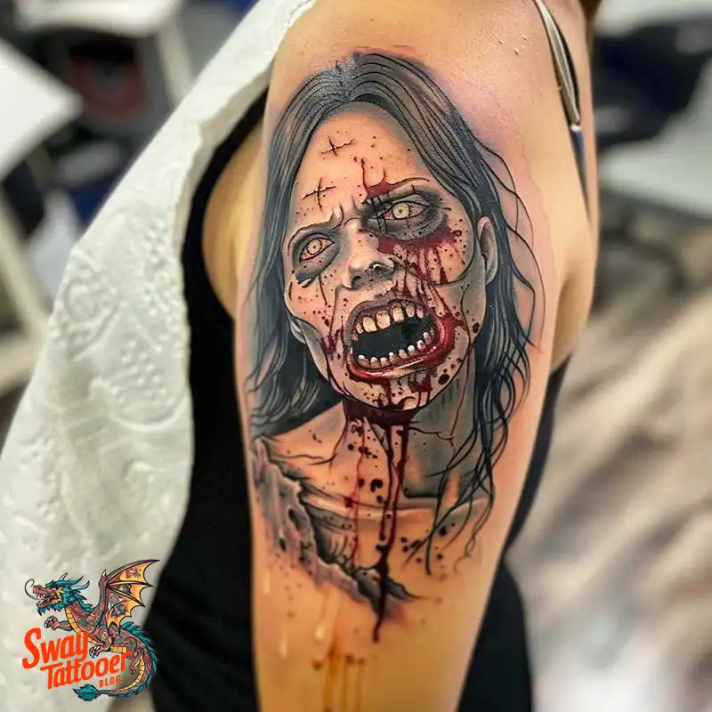170 Zombie Tattoo Design Ideas: Inner Undead with Inked Art 124 Zombie Tattoo
