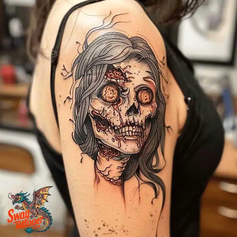 170 Zombie Tattoo Design Ideas: Inner Undead with Inked Art 126 Zombie Tattoo