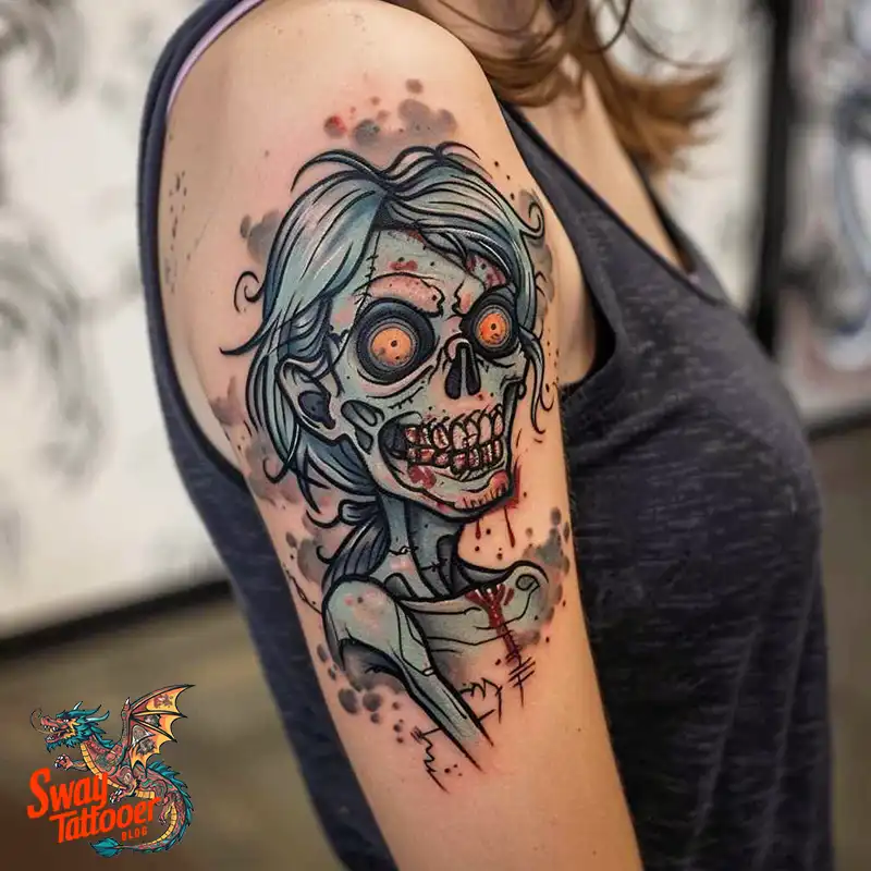 170 Zombie Tattoo Design Ideas: Inner Undead with Inked Art 127 Zombie Tattoo