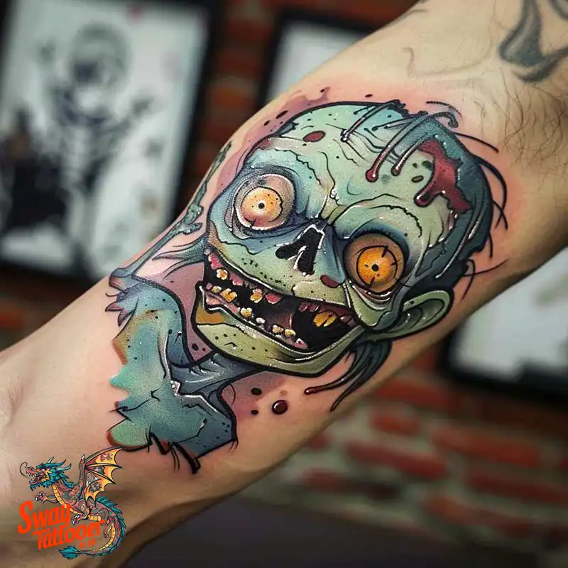 170 Zombie Tattoo Design Ideas: Inner Undead with Inked Art 150 Zombie Tattoo