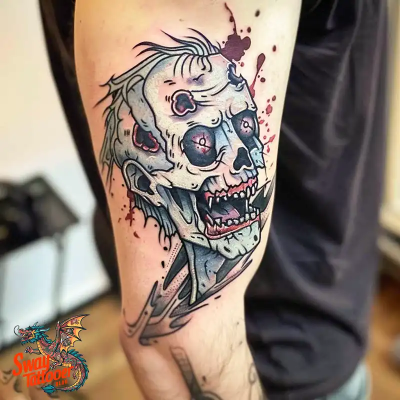 170 Zombie Tattoo Design Ideas: Inner Undead with Inked Art 151 Zombie Tattoo