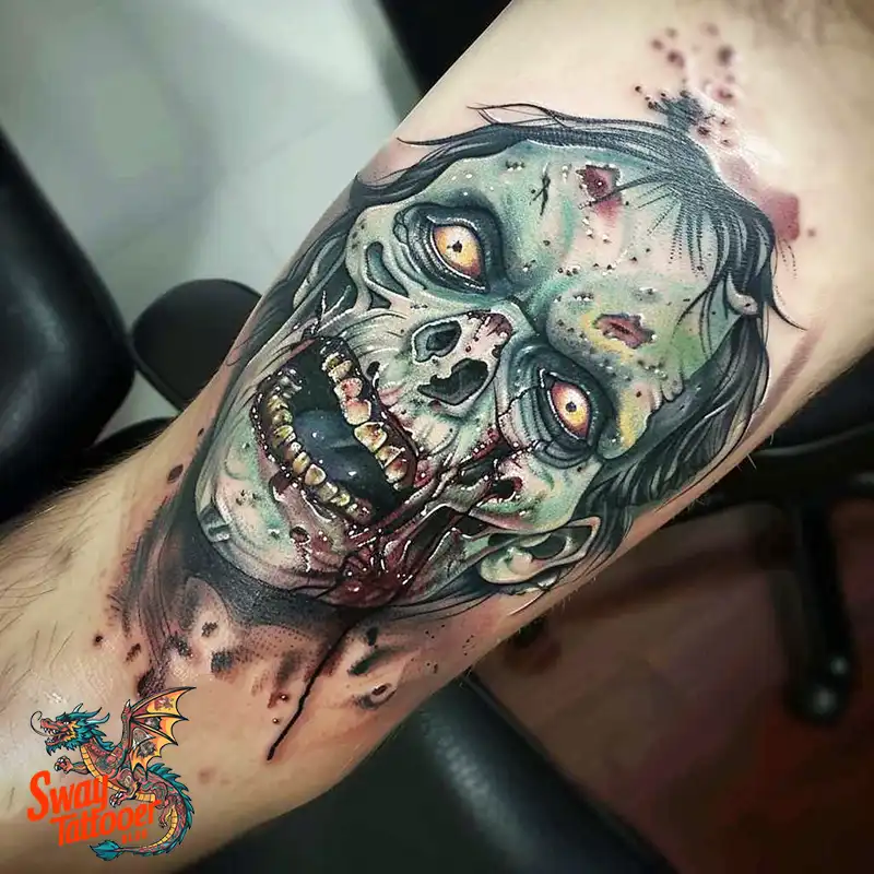 170 Zombie Tattoo Design Ideas: Inner Undead with Inked Art 157 Zombie Tattoo