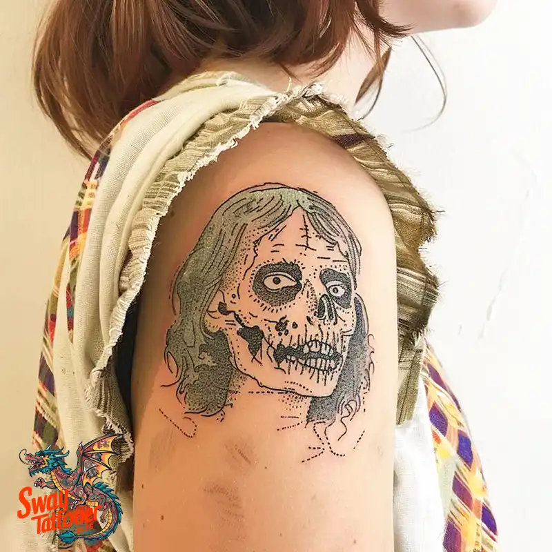 170 Zombie Tattoo Design Ideas: Inner Undead with Inked Art 96 Zombie Tattoo