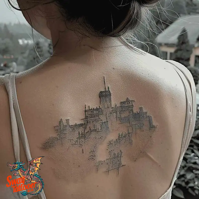 100 Castle Tattoo Designs – Fortresses of Meaning on Skin 12 Castle Tattoo