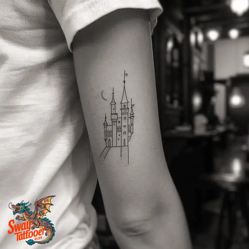 100 Castle Tattoo Designs – Fortresses of Meaning on Skin 11 Castle Tattoo