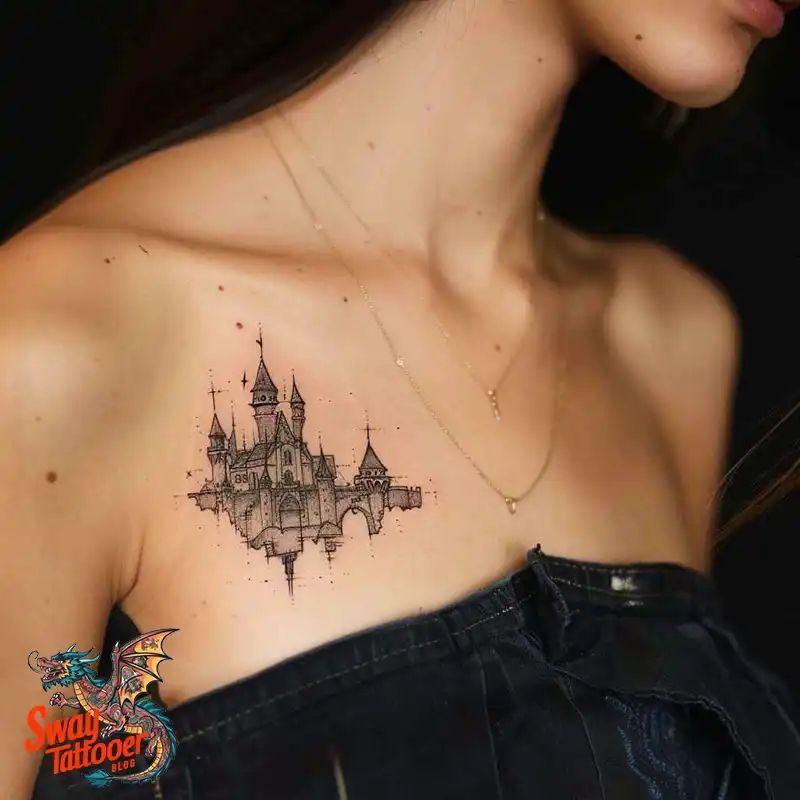 100 Castle Tattoo Designs – Fortresses of Meaning on Skin 10 Castle Tattoo