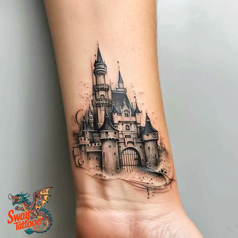 100 Castle Tattoo Designs – Fortresses of Meaning on Skin 108 Castle Tattoo