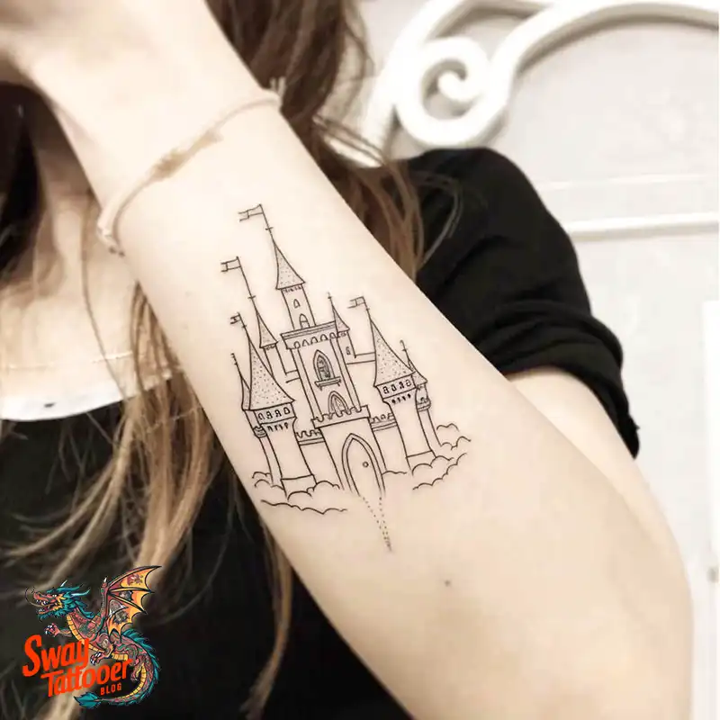 100 Castle Tattoo Designs – Fortresses of Meaning on Skin 5 Castle Tattoo