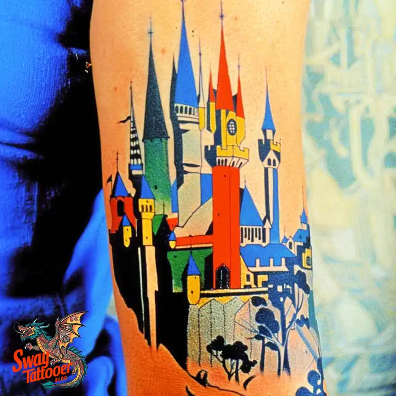 100 Castle Tattoo Designs – Fortresses of Meaning on Skin 109 Castle Tattoo