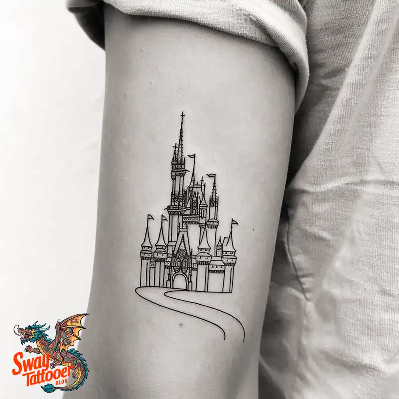 100 Castle Tattoo Designs – Fortresses of Meaning on Skin 113 Castle Tattoo