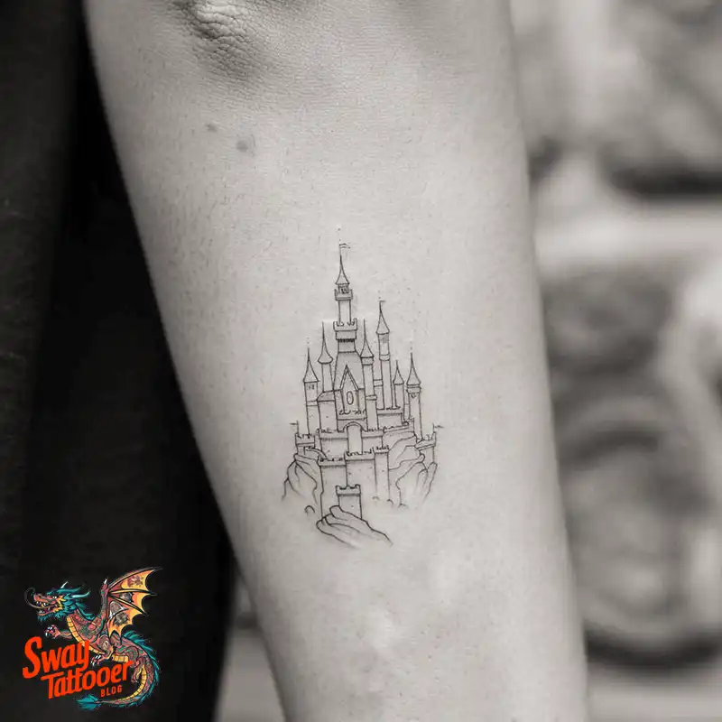 100 Castle Tattoo Designs – Fortresses of Meaning on Skin 87 Castle Tattoo