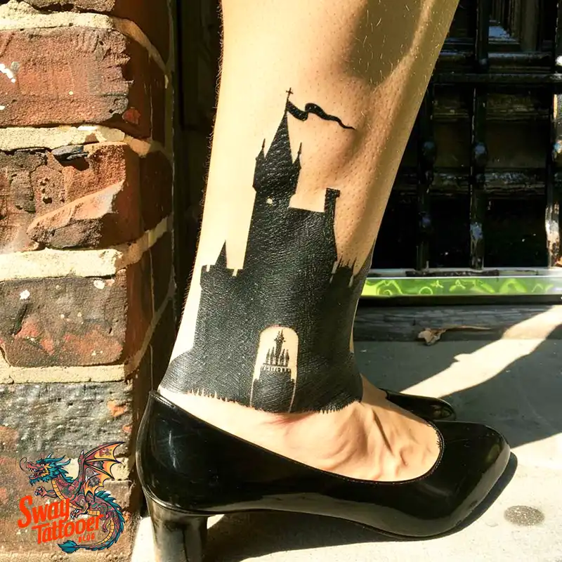 100 Castle Tattoo Designs – Fortresses of Meaning on Skin 70 Castle Tattoo