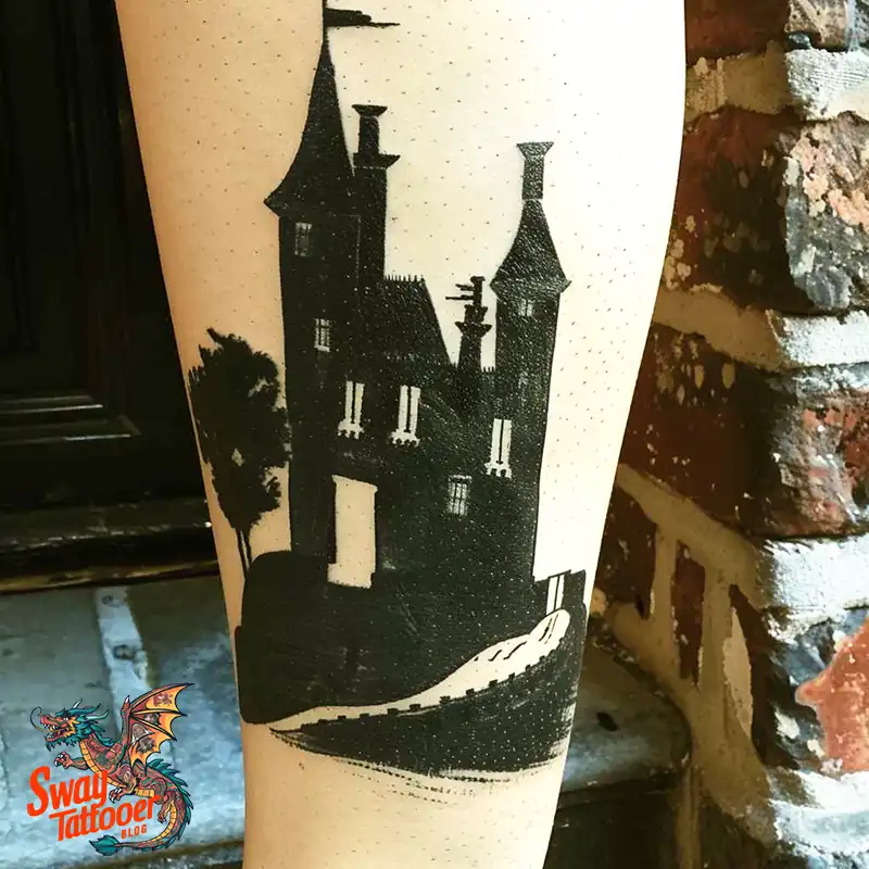 100 Castle Tattoo Designs – Fortresses of Meaning on Skin 69 Castle Tattoo