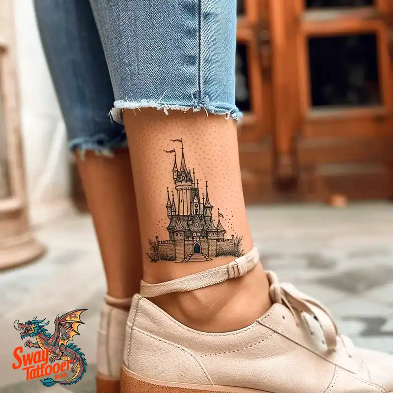 100 Castle Tattoo Designs – Fortresses of Meaning on Skin 68 Castle Tattoo