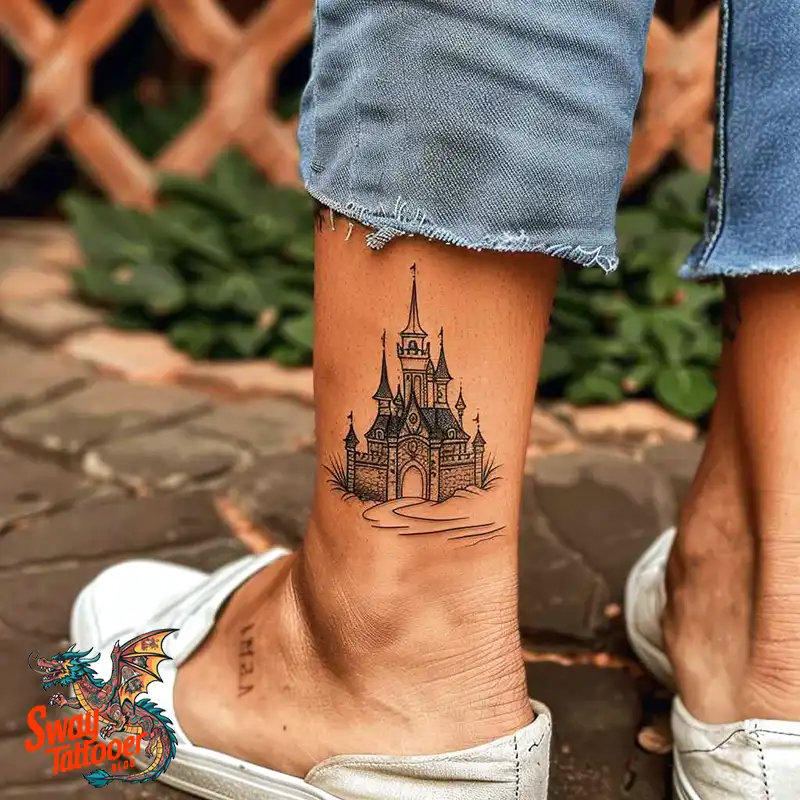 100 Castle Tattoo Designs – Fortresses of Meaning on Skin 67 Castle Tattoo