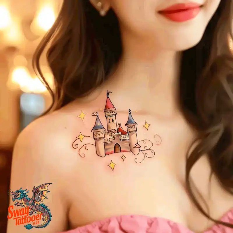 100 Castle Tattoo Designs – Fortresses of Meaning on Skin 66 Castle Tattoo
