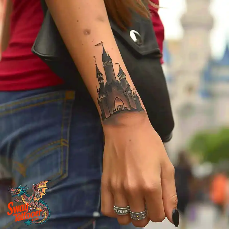 100 Castle Tattoo Designs – Fortresses of Meaning on Skin 60 Castle Tattoo
