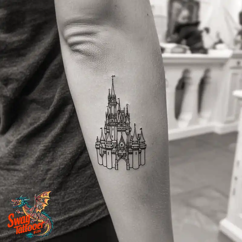 100 Castle Tattoo Designs – Fortresses of Meaning on Skin 53 Castle Tattoo