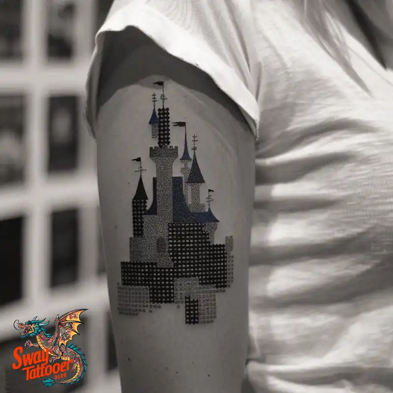 100 Castle Tattoo Designs – Fortresses of Meaning on Skin 46 Castle Tattoo