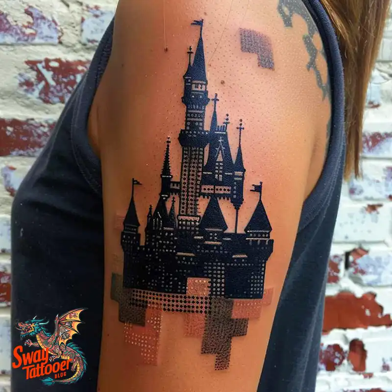 100 Castle Tattoo Designs – Fortresses of Meaning on Skin 45 Castle Tattoo
