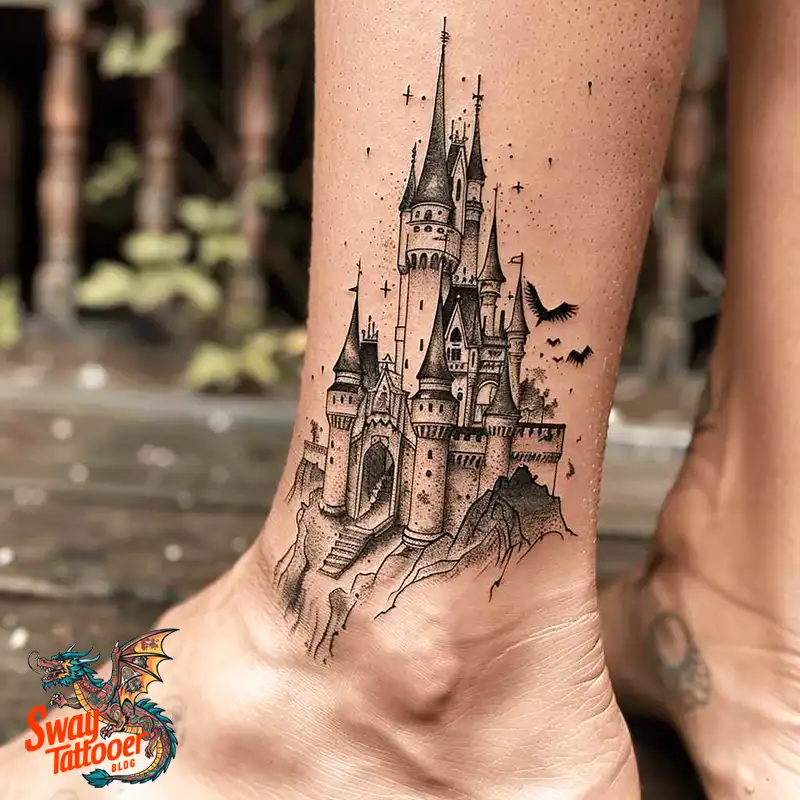 100 Castle Tattoo Designs – Fortresses of Meaning on Skin 105 Castle Tattoo