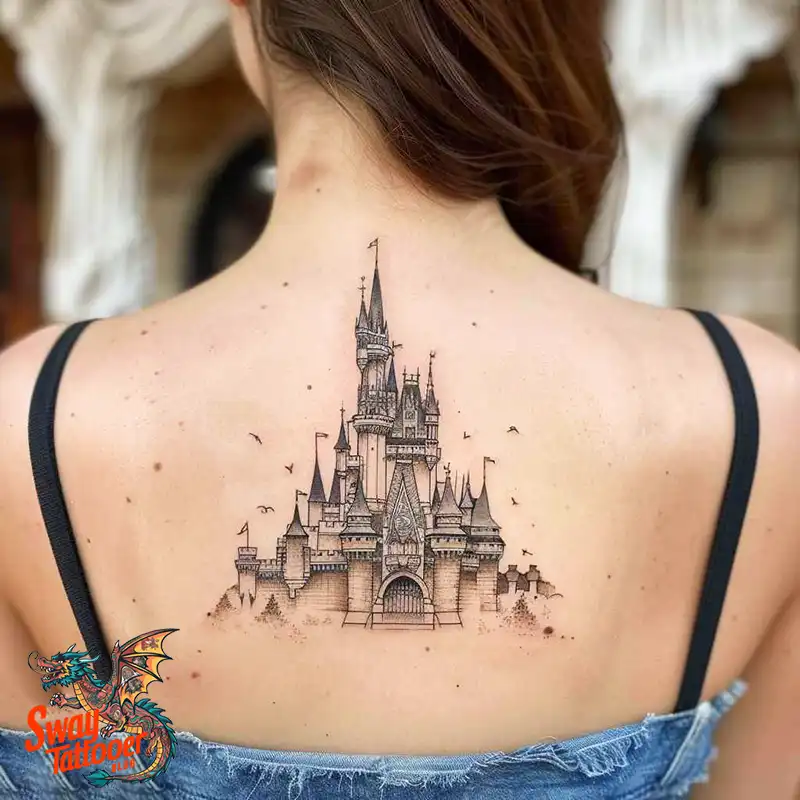 100 Castle Tattoo Designs – Fortresses of Meaning on Skin 43 Castle Tattoo