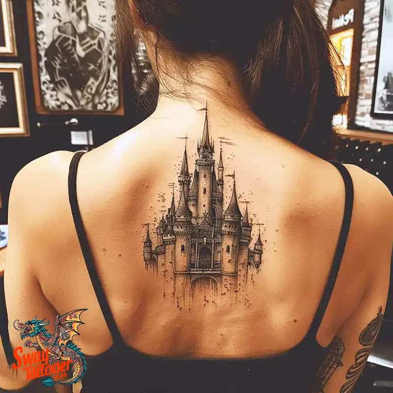 100 Castle Tattoo Designs – Fortresses of Meaning on Skin 38 Castle Tattoo