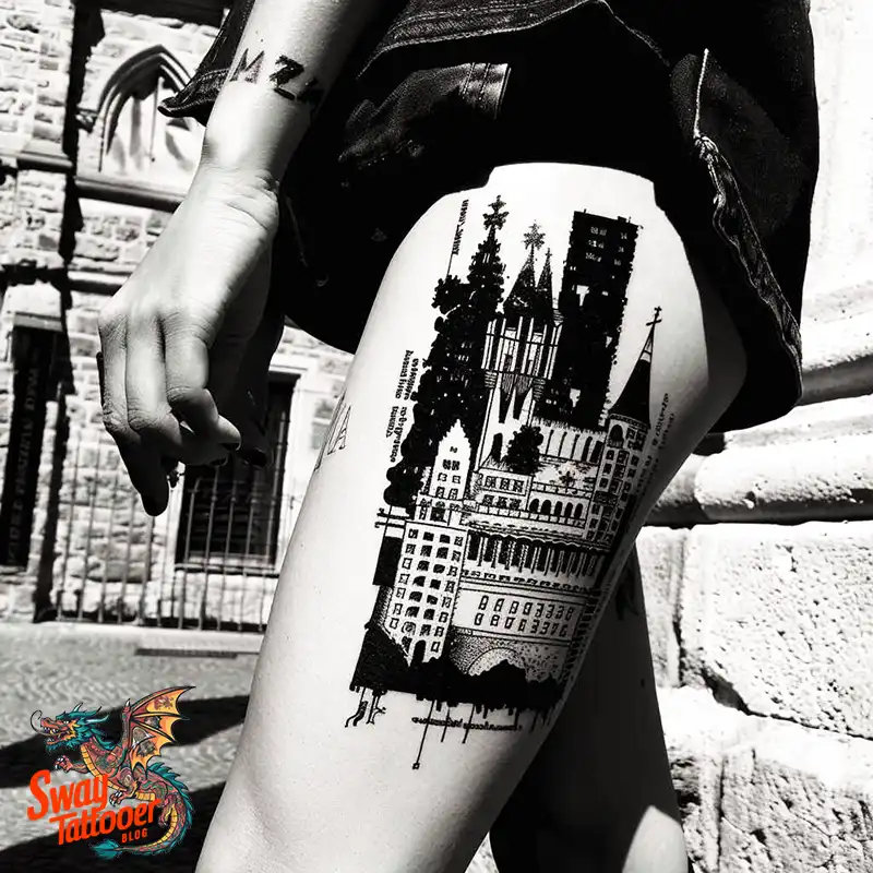 100 Castle Tattoo Designs – Fortresses of Meaning on Skin 36 Castle Tattoo