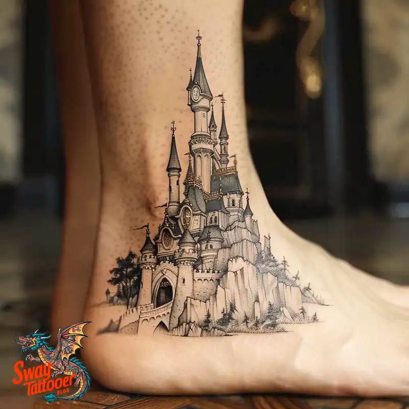 100 Castle Tattoo Designs – Fortresses of Meaning on Skin 104 Castle Tattoo