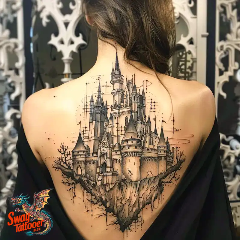 100 Castle Tattoo Designs – Fortresses of Meaning on Skin 25 Castle Tattoo