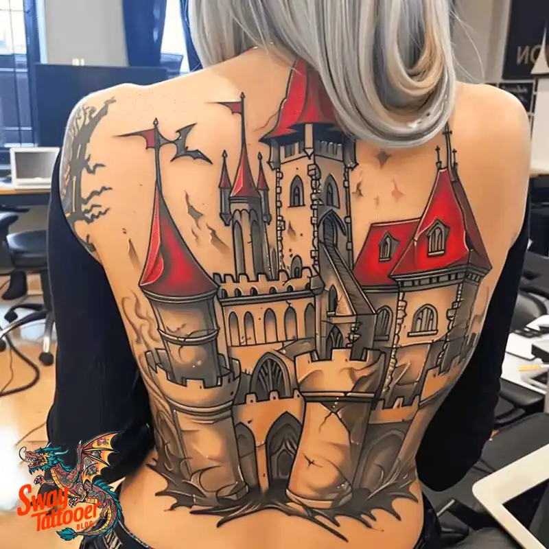 100 Castle Tattoo Designs – Fortresses of Meaning on Skin 26 Castle Tattoo