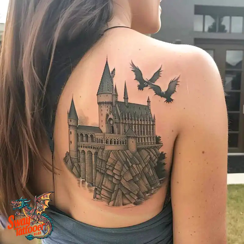 100 Castle Tattoo Designs – Fortresses of Meaning on Skin 30 Castle Tattoo