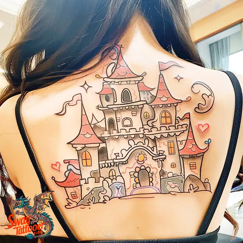 100 Castle Tattoo Designs – Fortresses of Meaning on Skin 22 Castle Tattoo