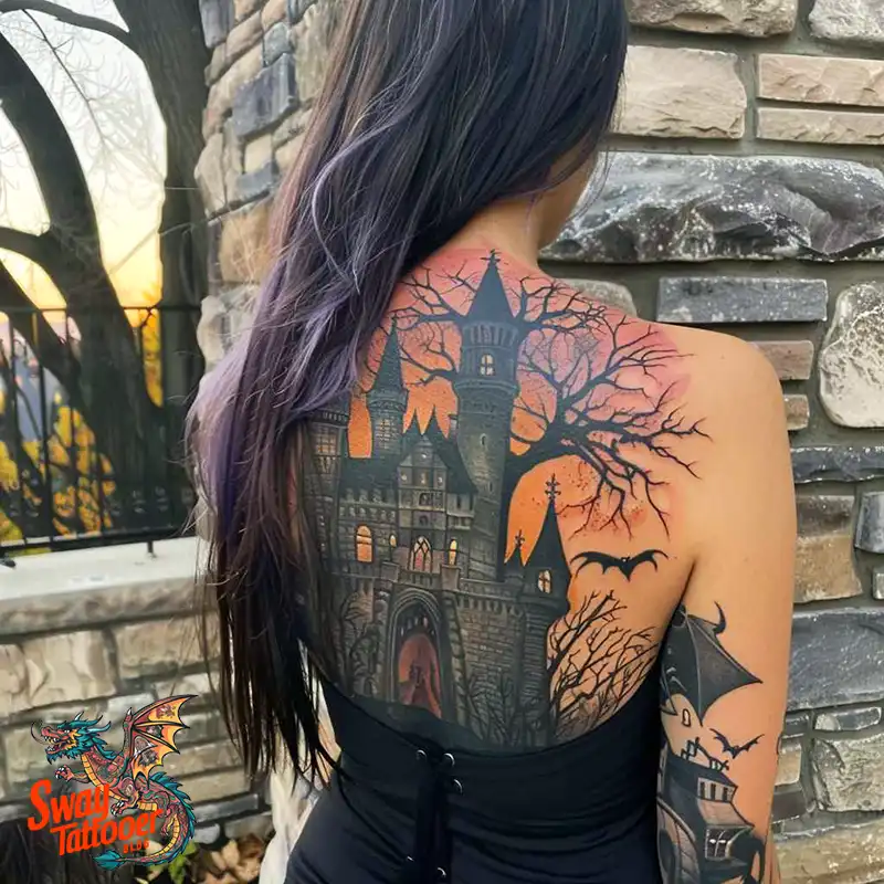 100 Castle Tattoo Designs – Fortresses of Meaning on Skin 18 Castle Tattoo