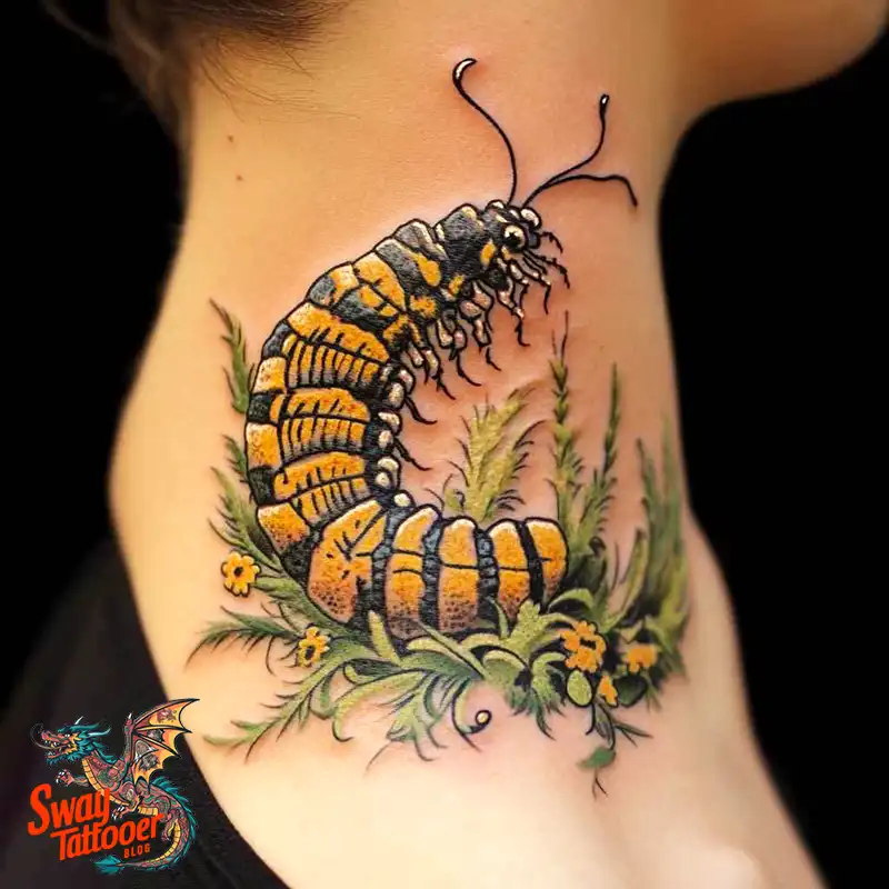 65 Caterpillar Tattoo Designs: Symbolism, Styles & Stories 64 caterpillar tattoo