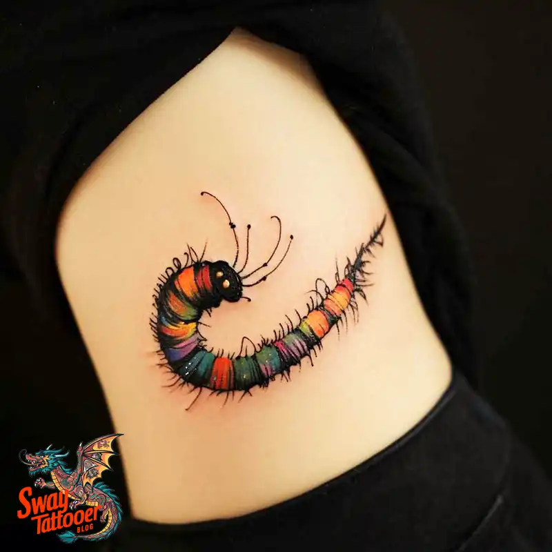 65 Caterpillar Tattoo Designs: Symbolism, Styles & Stories 50 caterpillar tattoo