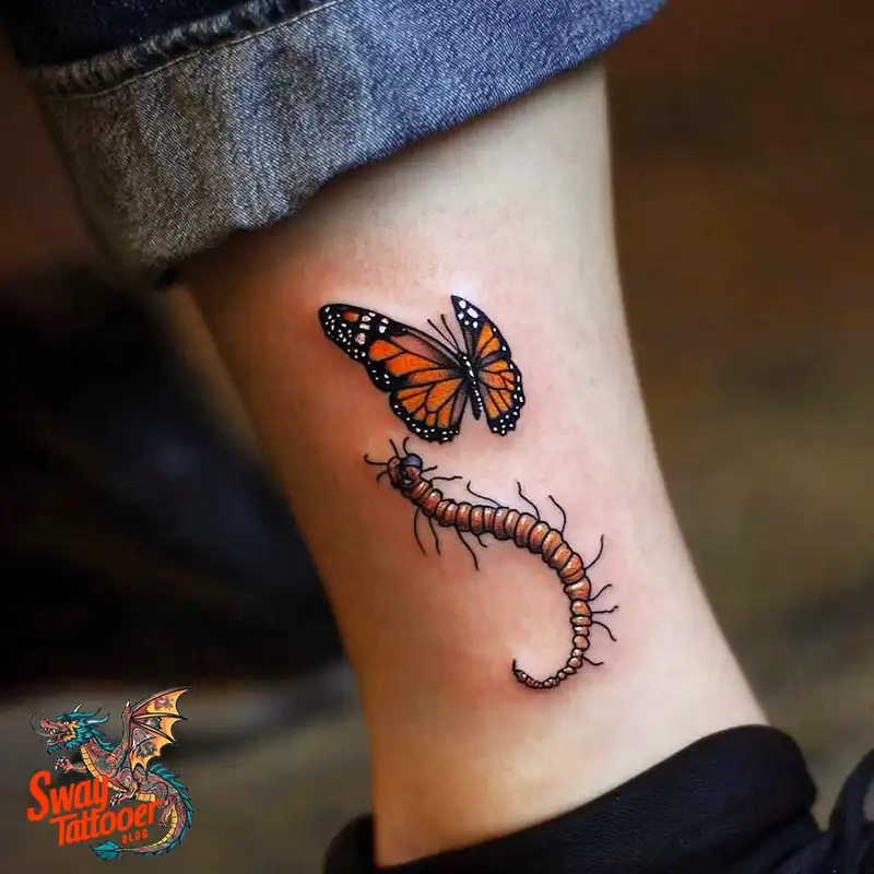 65 Caterpillar Tattoo Designs: Symbolism, Styles & Stories 39 caterpillar tattoo