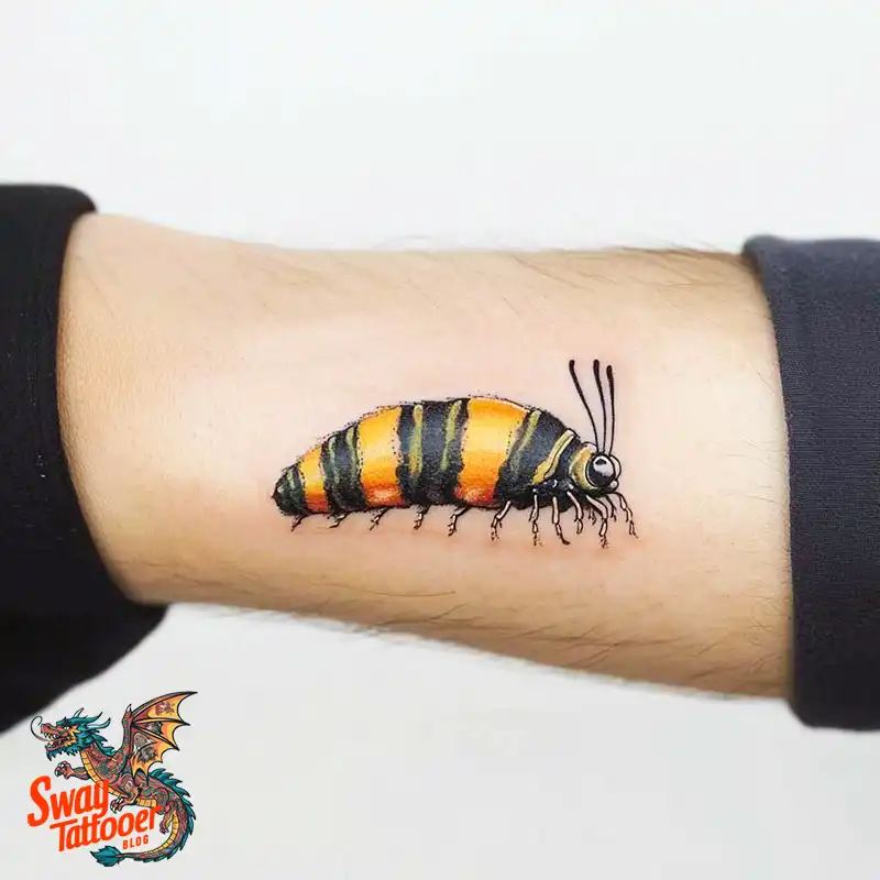 65 Caterpillar Tattoo Designs: Symbolism, Styles & Stories 42 caterpillar tattoo