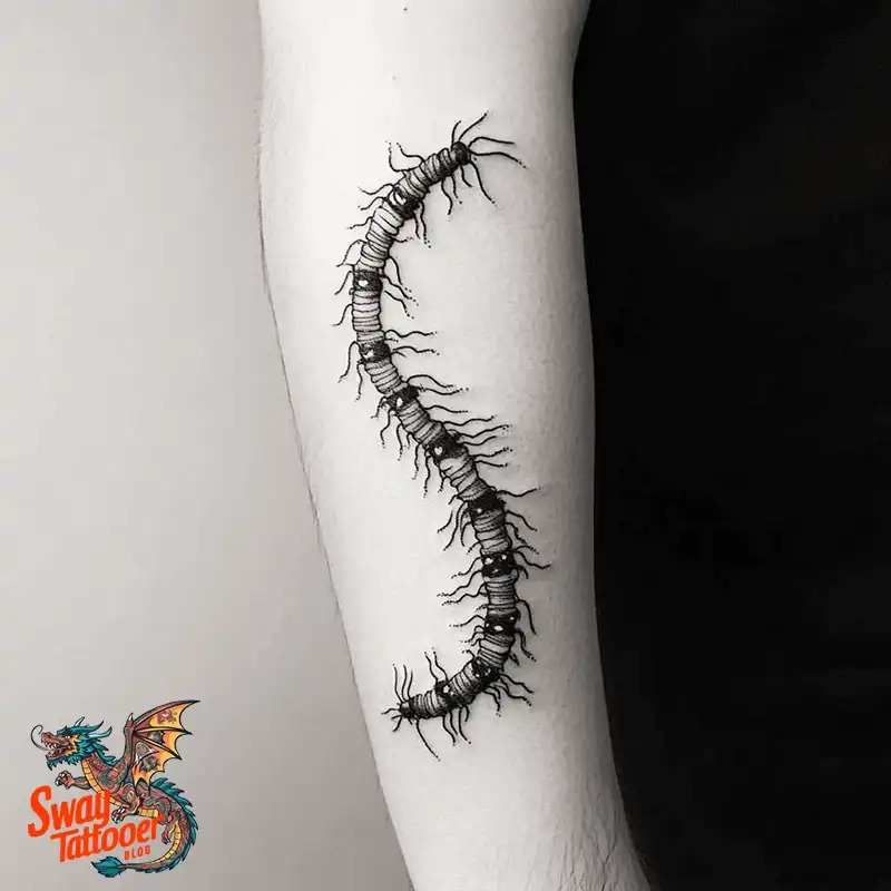 65 Caterpillar Tattoo Designs: Symbolism, Styles & Stories 35 caterpillar tattoo